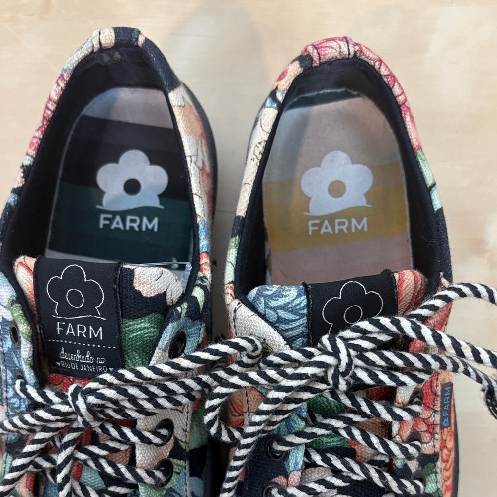 FARM Rio Floral Platform trainers - Picture 8 of 11